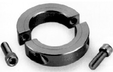 Two piece clamp-type collars